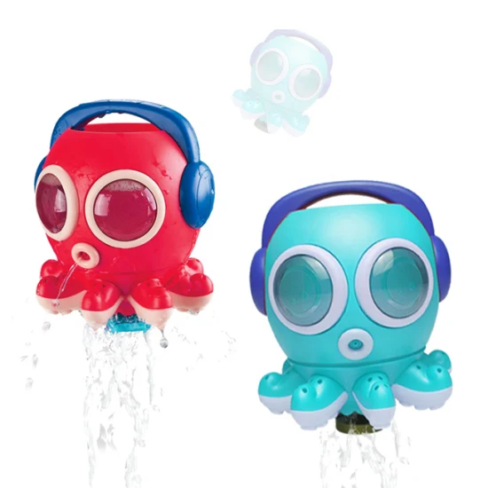 Cartoon Octopus Design Bagno Doccia Giocattolo Spruzzo per bambini Acqua vorticosa Giocattoli da bagno Divertente Bagno Giocattolo per bambini Giocattolo per vasca da bagno per bambini